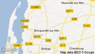 Plan de Bricqueville-sur-Mer