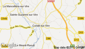 Plan de Condé-sur-Vire