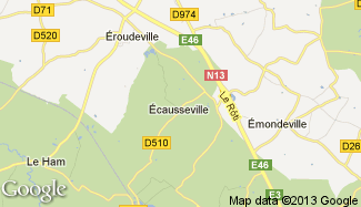 Plan de Écausseville