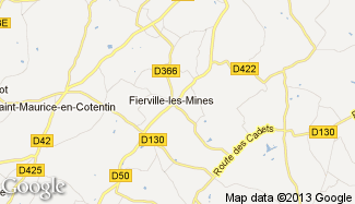 Plan de Fierville-les-Mines