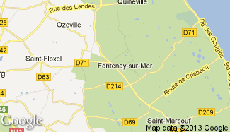 Plan de Fontenay-sur-Mer