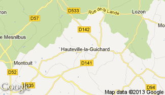 Plan de Hauteville-la-Guichard
