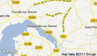 Plan de Heugueville-sur-Sienne