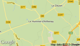 Plan de Le Hommet-d'Arthenay