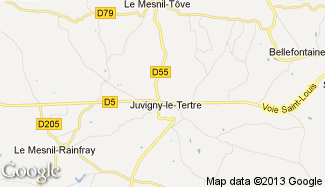 Plan de Juvigny-le-Tertre