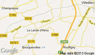 Plan de La Lande-d'Airou