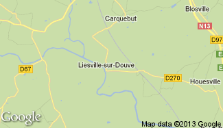 Plan de Liesville-sur-Douve