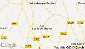 Plan de Les Loges-sur-Brécey