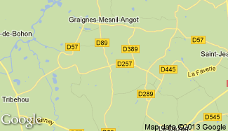 Plan de Le Mesnil-Angot