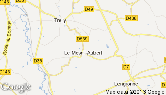 Plan de Le Mesnil-Aubert