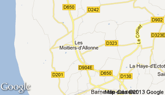 Plan de Les Moitiers-d'Allonne