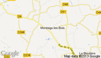 Plan de Montaigu-les-Bois