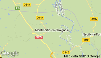Plan de Montmartin-en-Graignes
