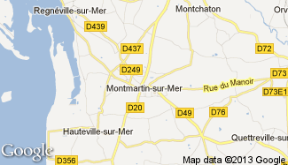 Plan de Montmartin-sur-Mer