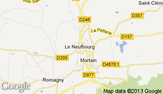 Plan de Le Neufbourg