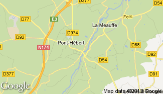 Plan de Pont-Hébert