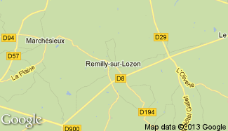 Plan de Remilly-sur-Lozon