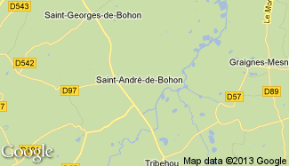 Plan de Saint-André-de-Bohon