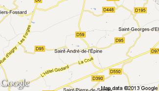 Plan de Saint-André-de-l'Épine