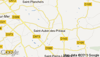 Plan de Saint-Aubin-des-Préaux