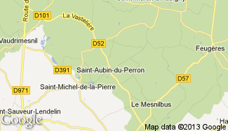Plan de Saint-Aubin-du-Perron
