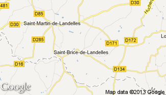 Plan de Saint-Brice-de-Landelles