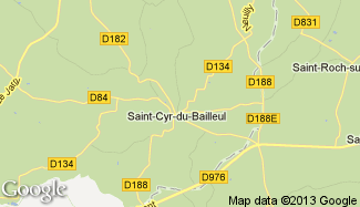 Plan de Saint-Cyr-du-Bailleul