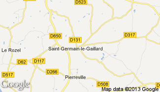 Plan de Saint-Germain-le-Gaillard