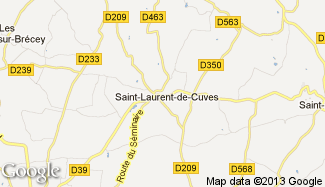 Plan de Saint-Laurent-de-Cuves