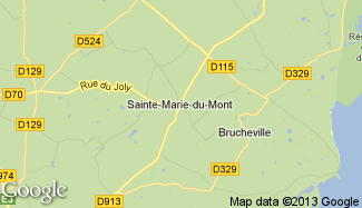 Plan de Sainte-Marie-du-Mont