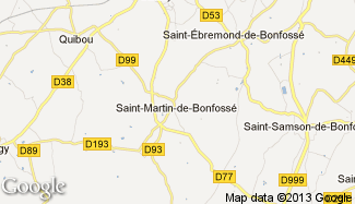 Plan de Saint-Martin-de-Bonfossé