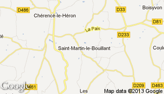 Plan de Saint-Martin-le-Bouillant