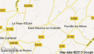 Plan de Saint-Maurice-en-Cotentin