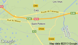 Plan de Saint-Pellerin