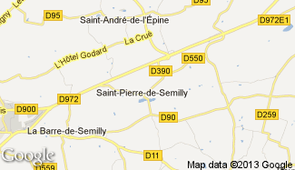 Plan de Saint-Pierre-de-Semilly