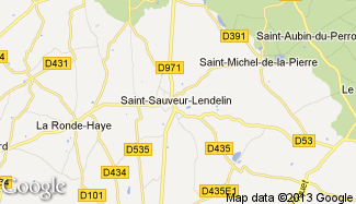 Plan de Saint-Sauveur-Lendelin