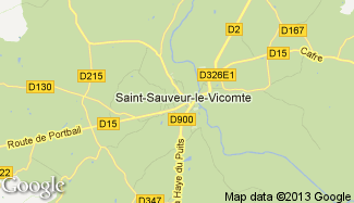 Plan de Saint-Sauveur-le-Vicomte