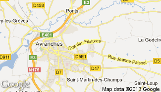 Plan de Saint-Senier-sous-Avranches