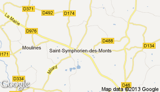 Plan de Saint-Symphorien-des-Monts