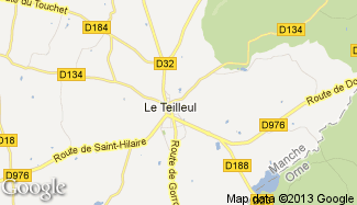 Plan de Le Teilleul