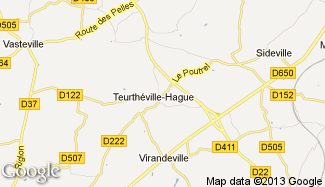 Plan de Teurthéville-Hague