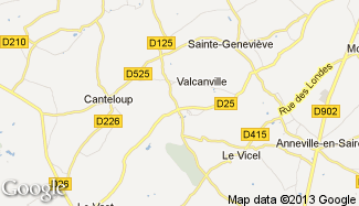 Plan de Valcanville