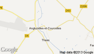 Plan de Angluzelles-et-Courcelles