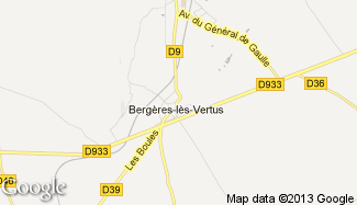 Plan de Bergères-lès-Vertus