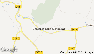 Plan de Bergères-sous-Montmirail