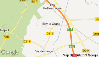 Plan de Billy-le-Grand