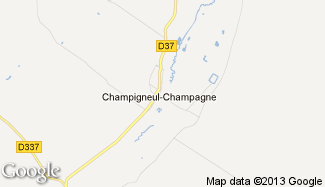 Plan de Champigneul-Champagne