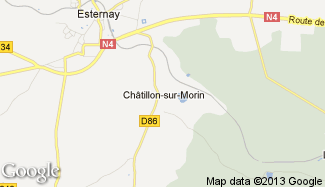 Plan de Châtillon-sur-Morin