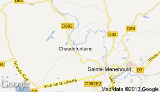 Plan de Chaudefontaine