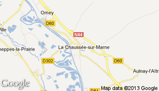 Plan de La Chaussée-sur-Marne